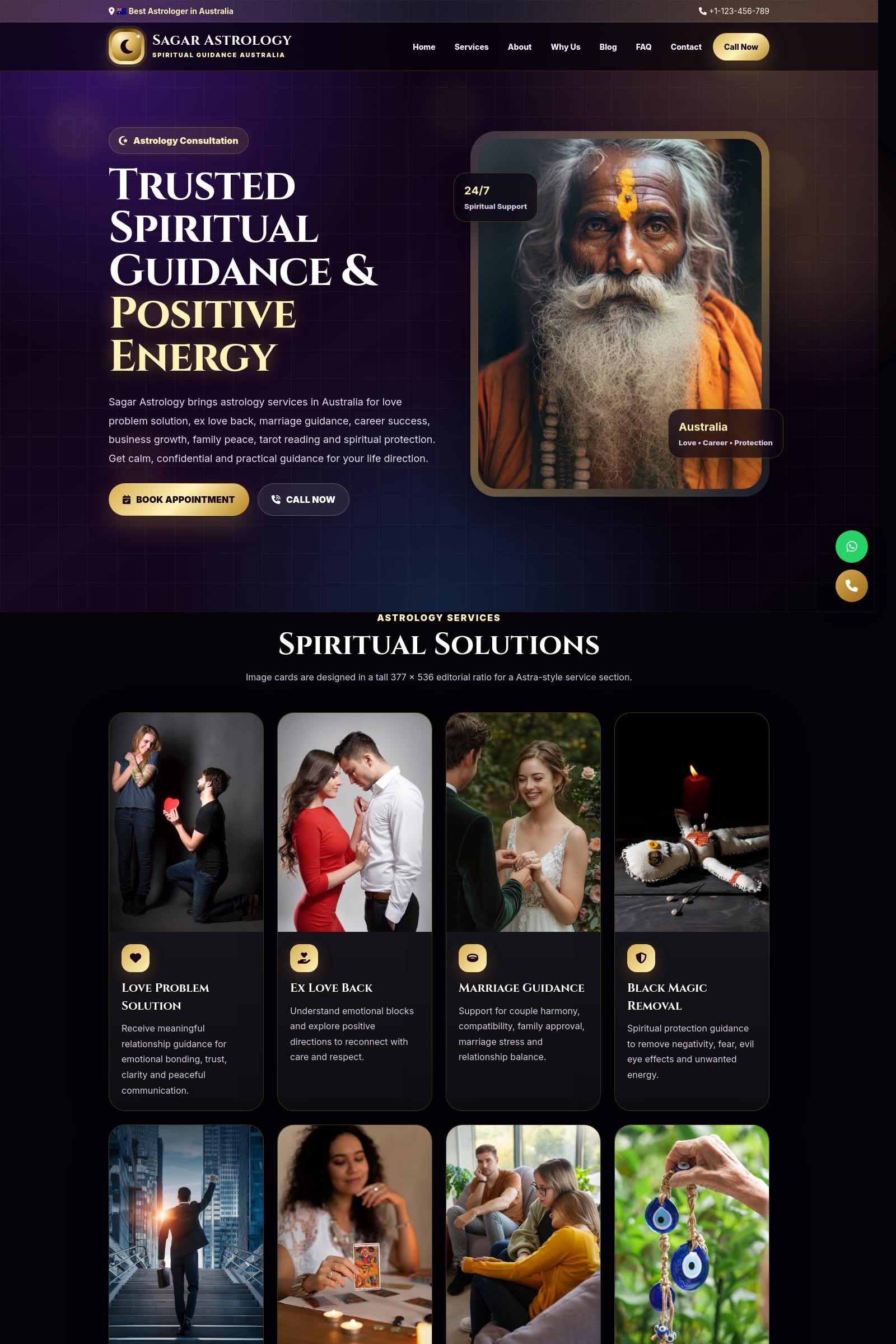 Modern Astrology Website